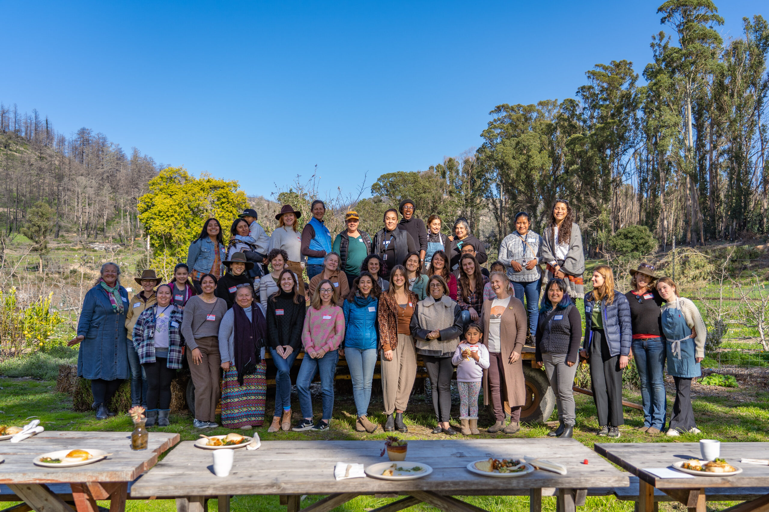 A group of California womxn in agriculture met at Pie Ranch in Half Moon Bay.