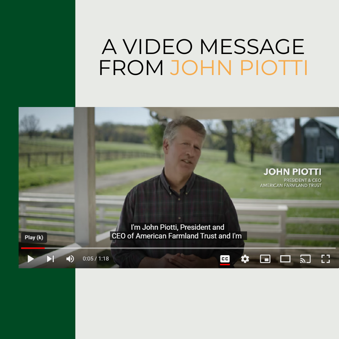 A Heartfelt Thank You for Your Support! A Video Message from John Piotti