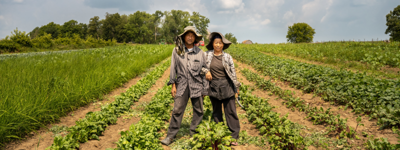 Kue Lor and Bao Xiong. Photo by Shawn Linehan Photography.