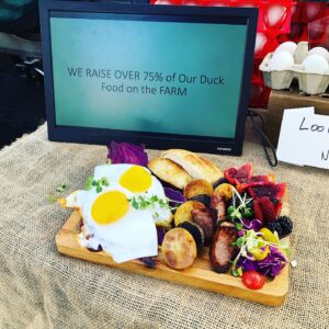 California farmers market display