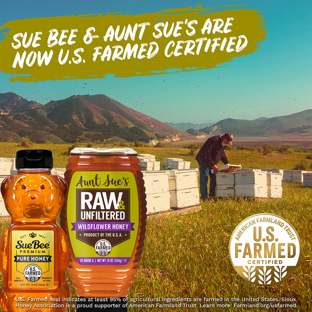 Sioux Honey Co-Op’s Brands First to Earn AFT’s U.S. Farmed™ Certification